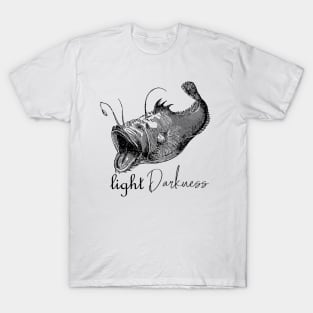 Anglerfish light darkness design T-Shirt